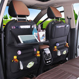 Car Seat Back Garbage Bag: Multiple Compartments for Tidy Car Storage - Cloud Shoppings